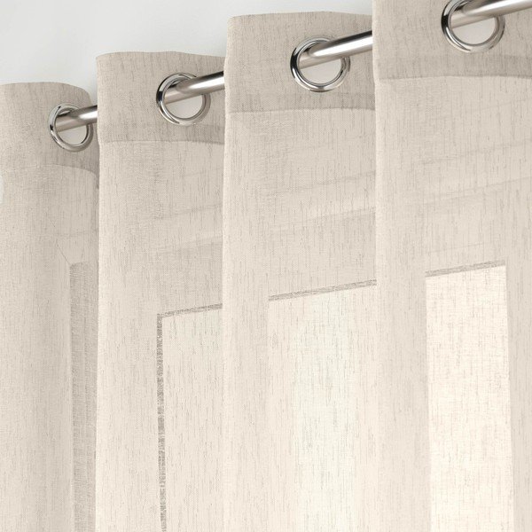 Perdea în culoare naturală 300x240 cm Carlin – douceur d'intérieur-image-2