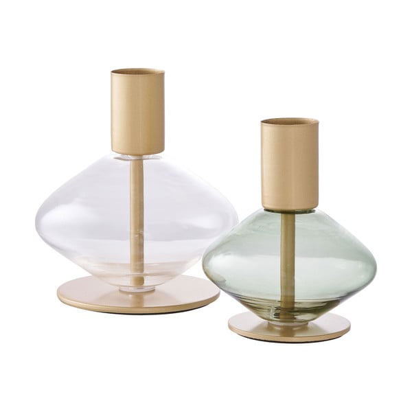 Sfeșnice 2 buc. din sticlă – House Nordic-image-4