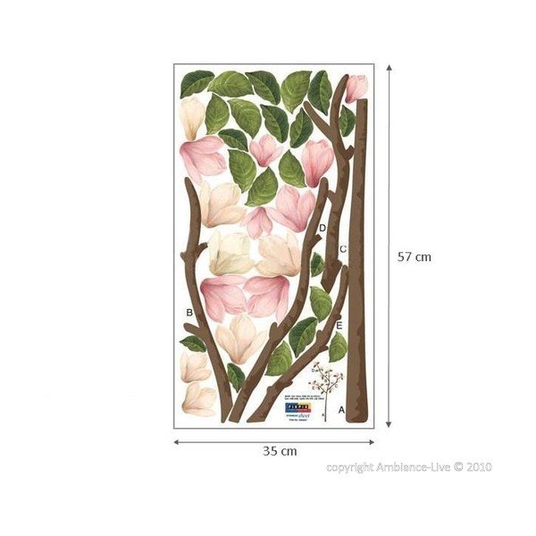 Autocolant Ambiance Pink Magnolia-image-1