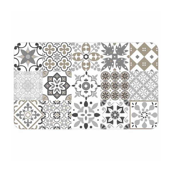 Covor alb din PVC 45x75 cm Salou – douceur d'intérieur