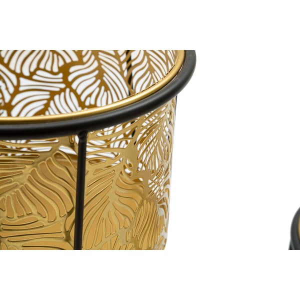 Set 2 suporturi pentru ghivece Mauro Ferretti Leavy, înălțime 40 cm, auriu-image-4