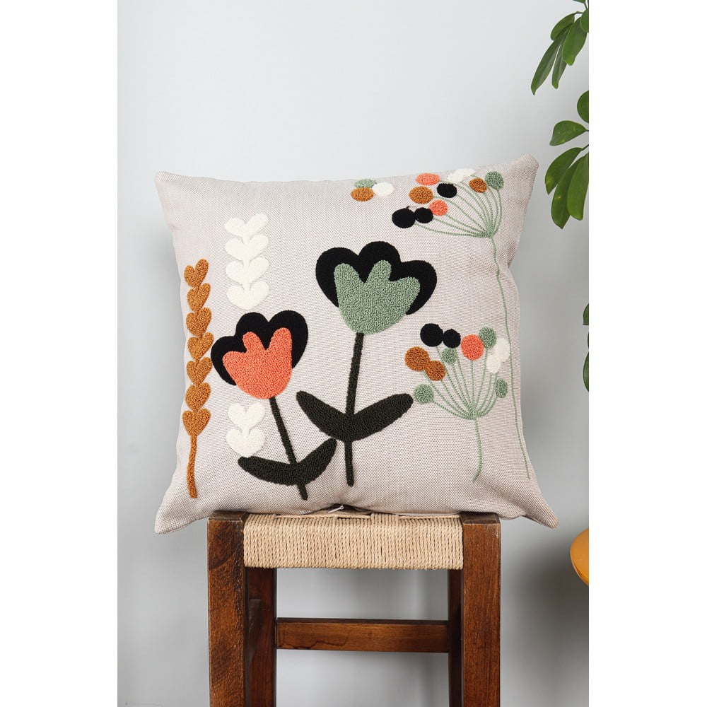 Față de pernă din in 43x43 cm Lale – Mioli Decor