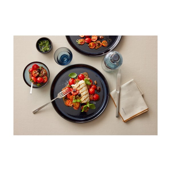 Tacâmuri argintiu-mat din oțel 16 buc. – Bitz-image-1