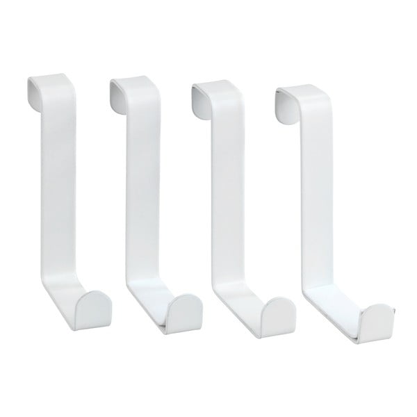 Set 4 cârlige suspendate Wenko Home, alb-image-2