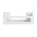 Raft pentru baie alb mat autoadeziv cu Turbo-Loc din plastic Bralia – Wenko
