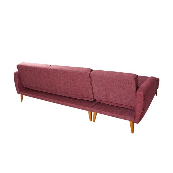 Colțar burgundy extensibil Aria – Balcab Home-image-3
