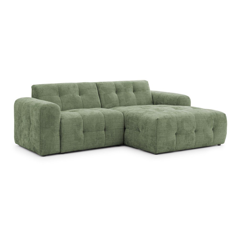 Colțar verde (cu colț pe partea dreaptă/cu șezlong) Melva – Ropez