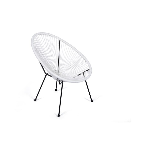 Fotoliu de grădină alb din metal/din plastic Avocado Comfort – Bonami Selection-image-1