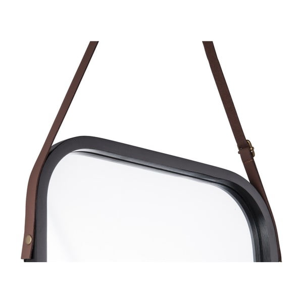 Oglindă de perete cu ramă neagră PT LIVING Idylic, lungime 40,5 cm-image-1