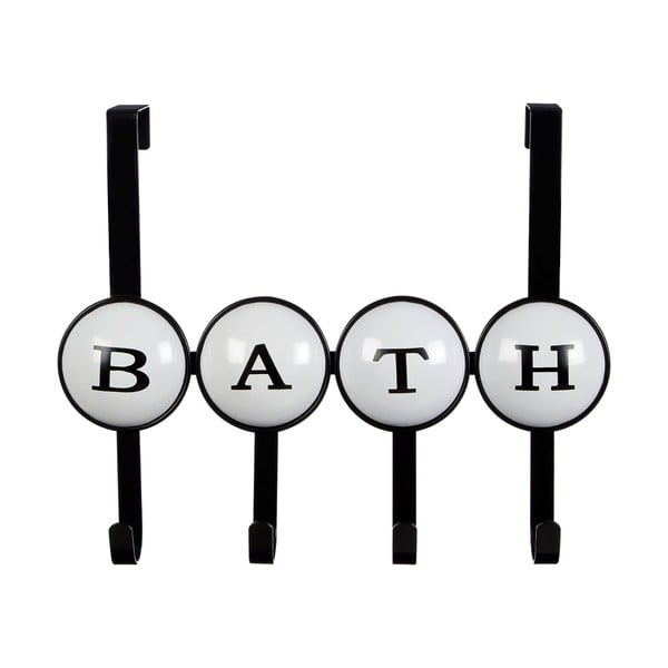 Cuier pentru ușă Premier Housewares Bath, 4 cârlige
