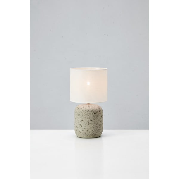 Veioză gri cu abajur textil (înălțime 33 cm) Montagna – Markslöjd-image-2