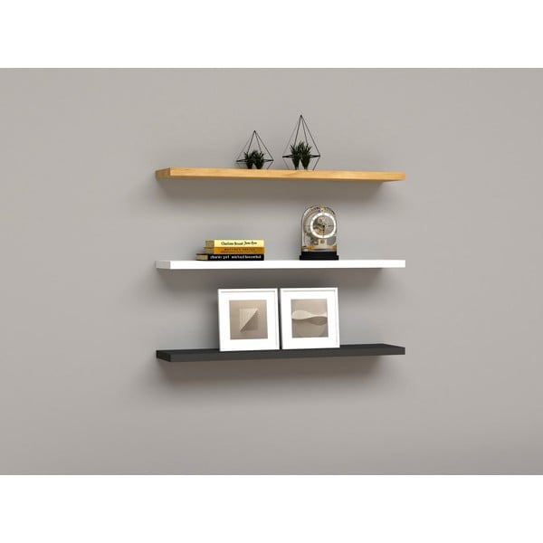 Rafturi din lemn reciclat 3 buc. Boss - Kalune Design-image-1