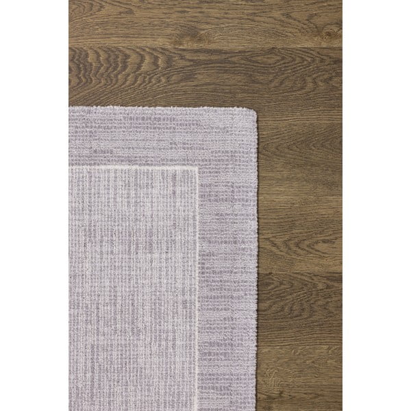 Covor gri din lână 160x240 cm Linea – Agnella-image-3