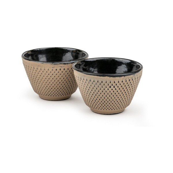 Cești bej 2 buc. din fontă 100 ml Xilin – Bredemeijer