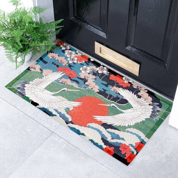 Covoraș de intrare 40x70 cm Japanese Bird – Artsy Doormats-image-1