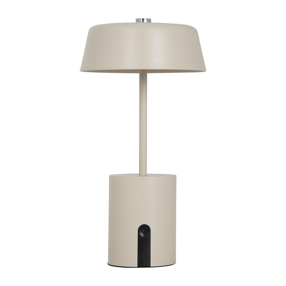 Veioză bej LED din metal (înălțime 22,5 cm) Elemental LED – Leitmotiv