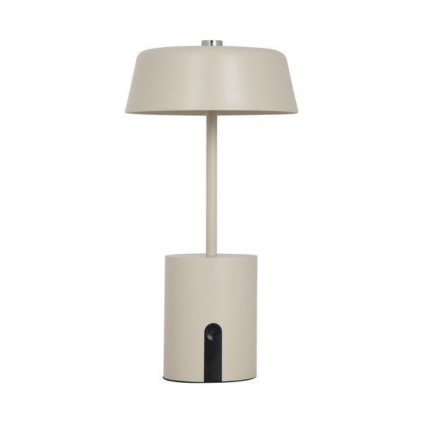 Veioză bej LED din metal (înălțime 22,5 cm) Elemental LED – Leitmotiv