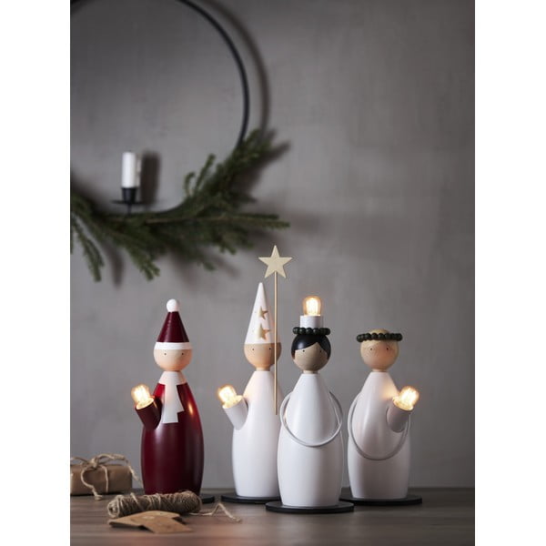 Decorațiune luminoasă albă ø 12 cm  de  Crăciun Lucia Classic – Star Trading-image-3