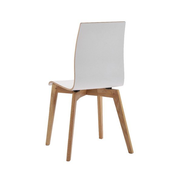 Scaun de dining cu picioare maro Rowico Grace, alb-image-4