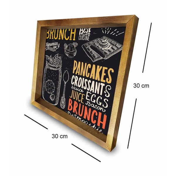 Tablou 30x30 cm Brunch – Wallity-image-2