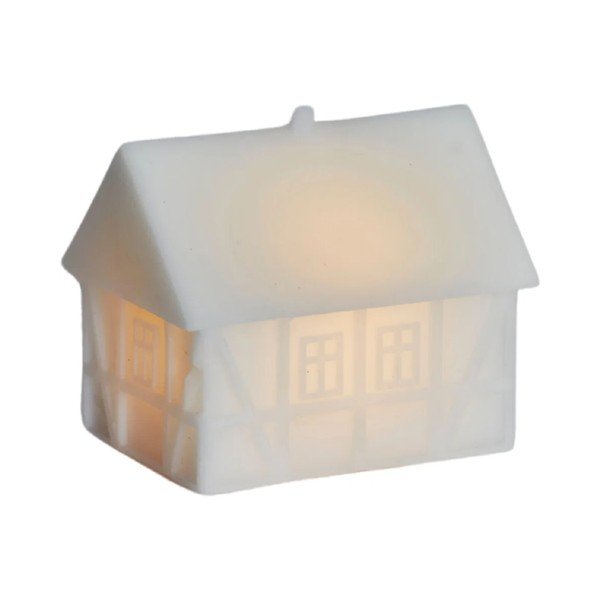 Decorațiune luminoasă albă cu baterii Copenhagen Half-Timbered House – Sirius
