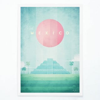 Poster Travelposter Mexico, 30 x 40 cm