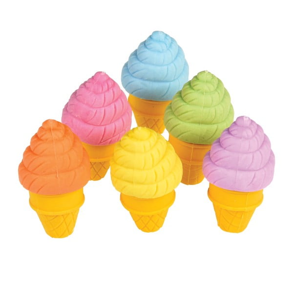 Set 6 gume de șters Rex London Ice Cream-image-2