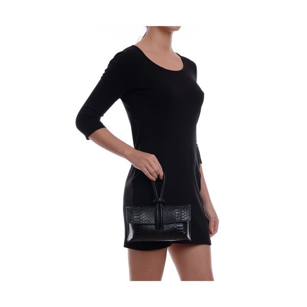 Geantă din piele Renata Corsi, negru-image-2