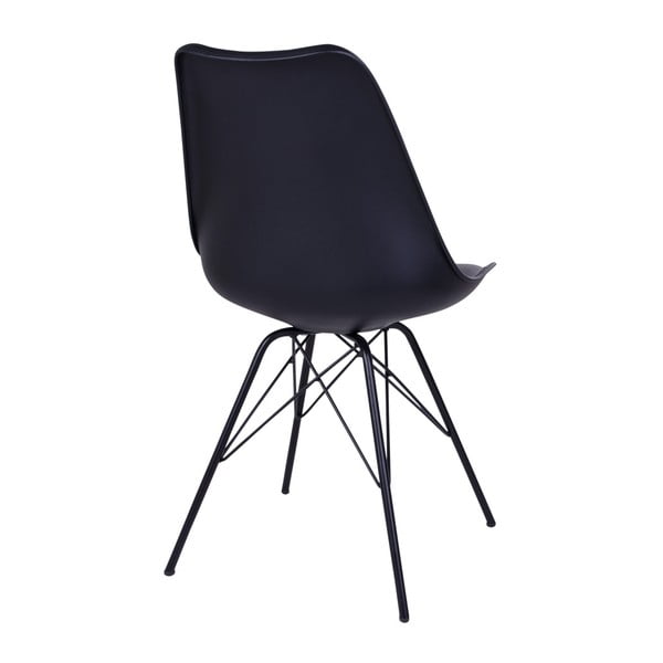Scaune de dining negre 2 buc. Oslo – House Nordic-image-3