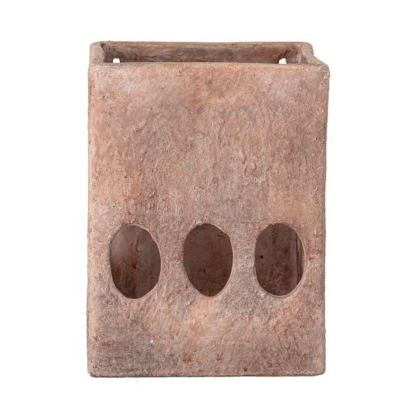 Felinar din teracotă Bloomingville Ora, înălțime 20 cm, maro-image-2