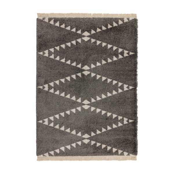 Covor gri închis 200x290 cm Rocco – Asiatic Carpets