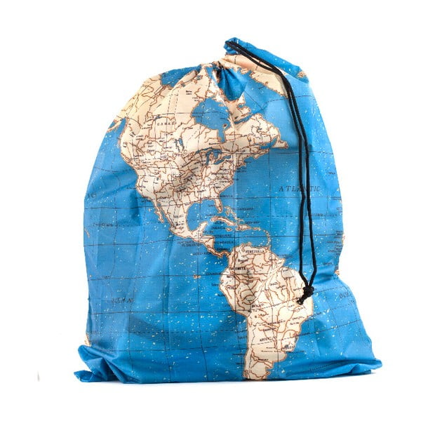 Set 4 saci textili de voiaj Kikkerland Maps-image-3