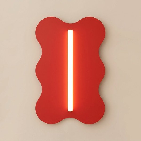 Aplică de perete roșie din metal KLOVER – Thoro-image-2