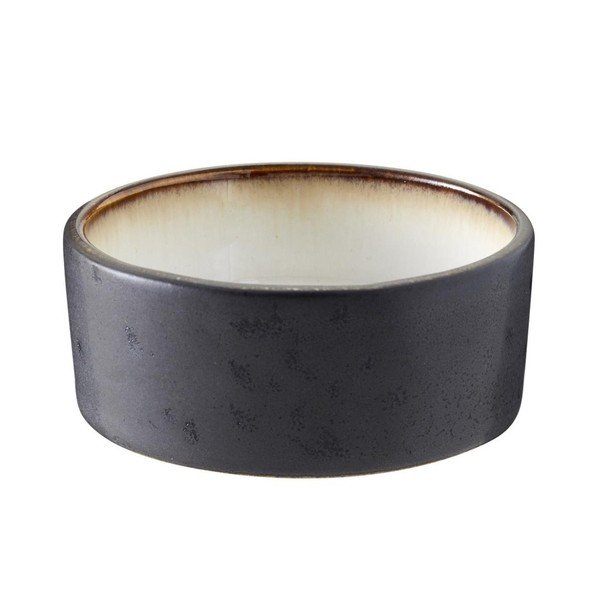 Set 4 boluri de servire din ceramică Bitz Mensa, negru-image-1