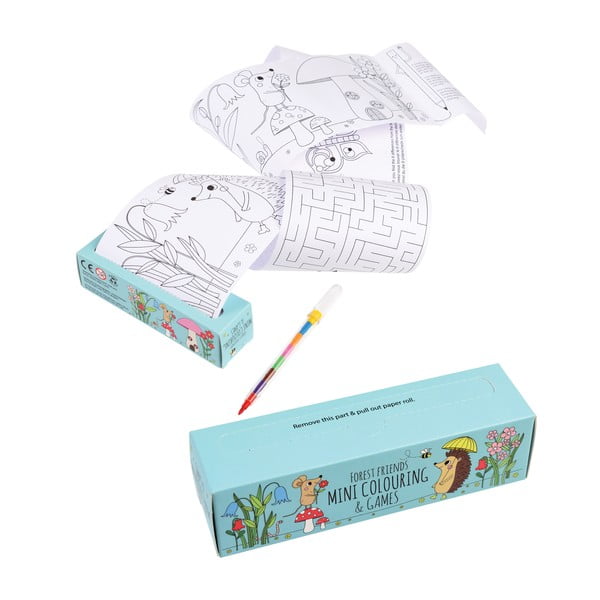 Set de călătorie pentru colorat și făcut puzzle-uri Rex London Forest-image-4