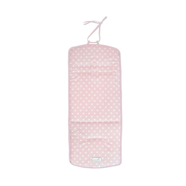 Pătură pentru cărucior Tanuki Stars, 45 x 80 cm, roz