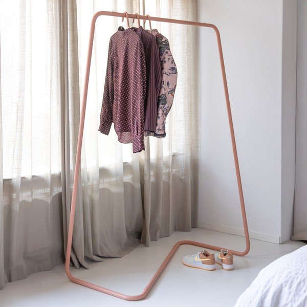 Suport pentru haine somon din oțel 118x160x57 cm Hang-On – Spinder Design-image-1