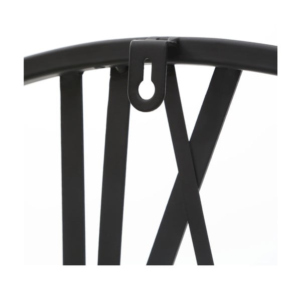 Ceas din fier forjat de perete negru Black Iron-image-3