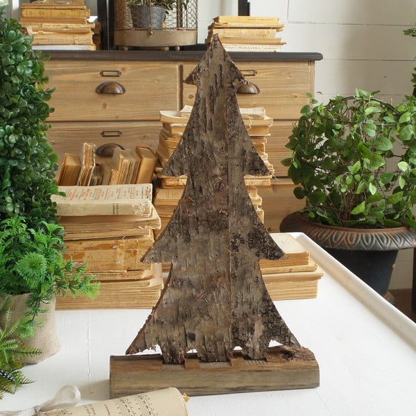 Decorațiune din lemn Orchidea Milano Xmas St. Moritz, 40 cm