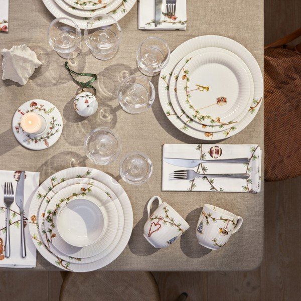 Șervețele 4 buc. din material textil Hammershøi – Kähler Design-image-1