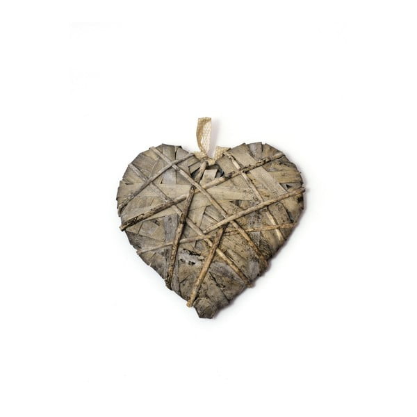 Decorațiune suspendată în formă de inimă Ego dekor, lungime 35 cm