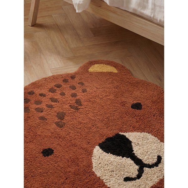 Covor pentru copii maro lavabil/țesut manual din bumbac 120x149 cm Snuggle Berry – Hanse Home-image-3