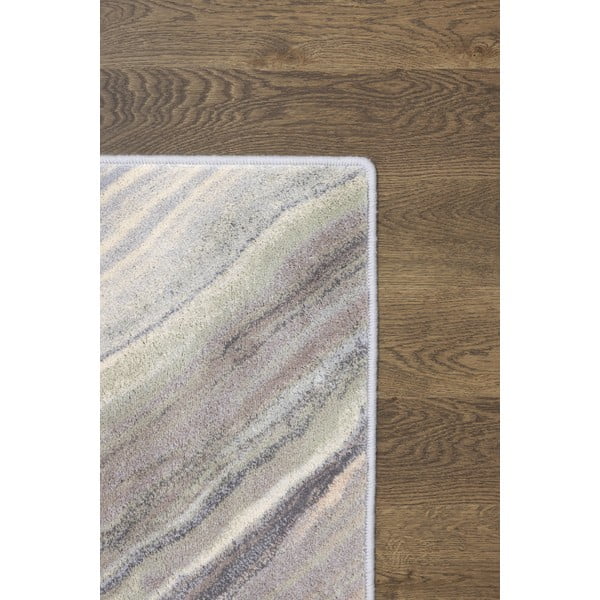 Covor gri din lână 160x240 cm Agate – Agnella-image-3