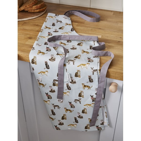 Set cu prosoape, șorț și mănușă de bucătărie 5 buc. Curious Cats – Cooksmart ®-image-2