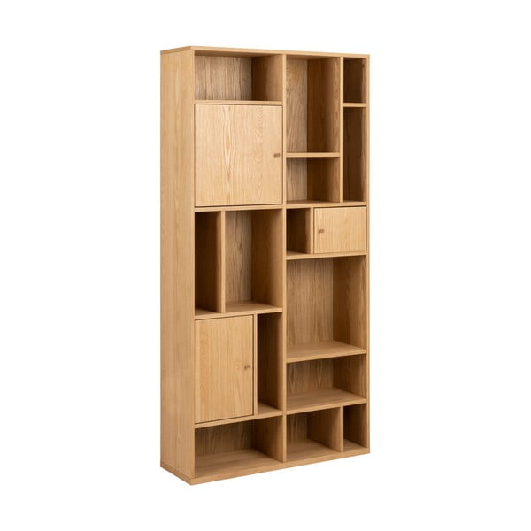 Bibliotecă în culoare naturală cu aspect de lemn de stejar 90x180 cm Rangoon – Actona-image-2