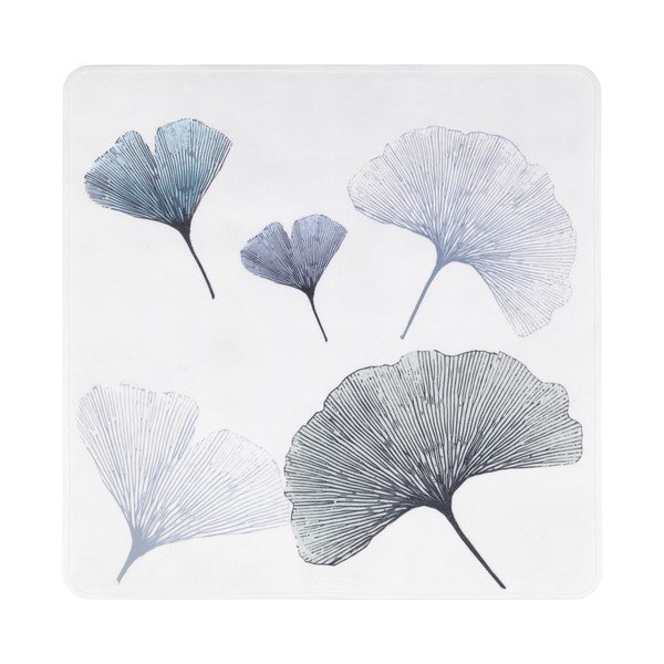 Suport pentru cabina de duș Wenko Ginkgo, 54 x 54 cm, alb - albastru-image-2