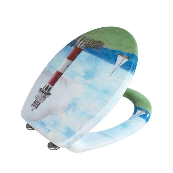 Capac WC Wenko Lighthouse, 44,5 x 36,5 cm-image-1
