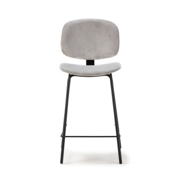 Scaune de bar gri-deschis 2 buc. (înălțime șezut 66 cm) Arus – Marckeric-image-2