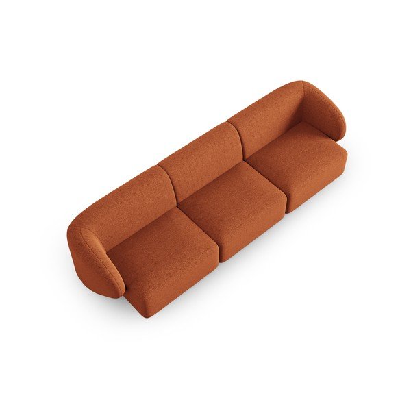 Canapea portocalie 259 cm Shane – Micadoni Home-image-4