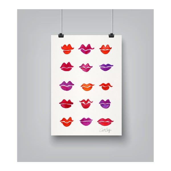 Poster Americanflat Americanflat Kiss Collection, 30 x 42 cm